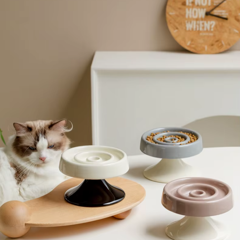 Elevated Slow Feed Pet Tableware