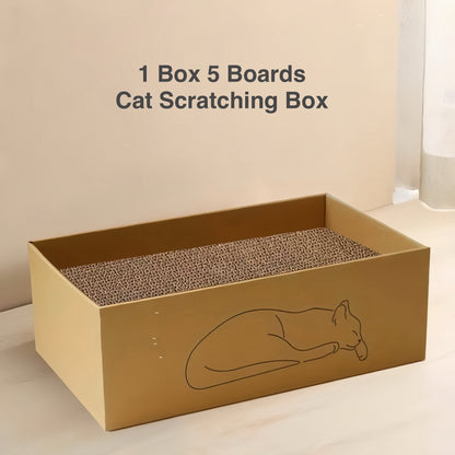 1 Box 5 Boards Cat Scratch Board Box