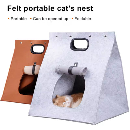 Portable Felt Pet Nest