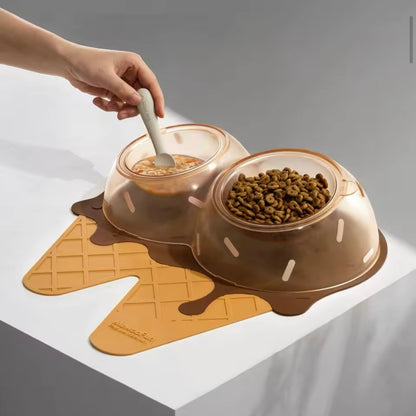 Ice Cream Pet Bowl and Placemat