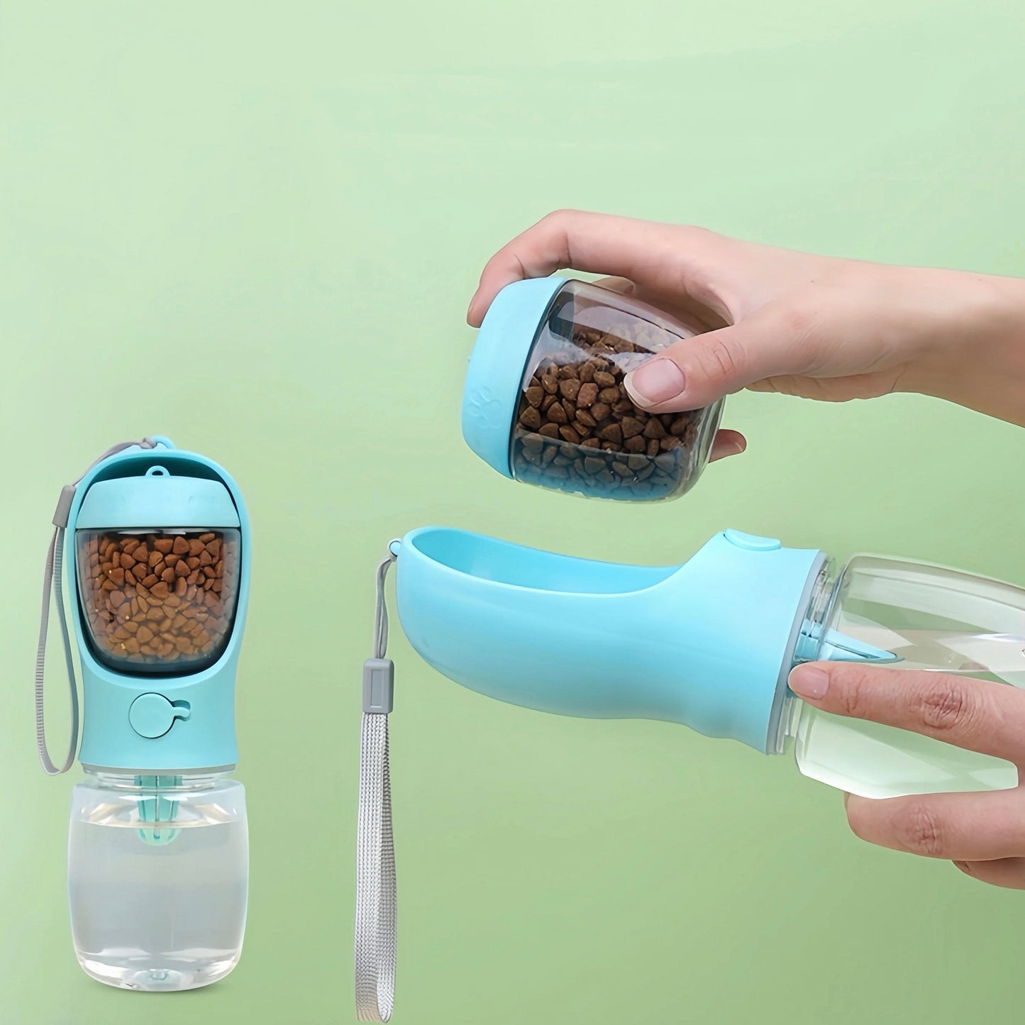 2 In 1 Portable Pet Water Bottle