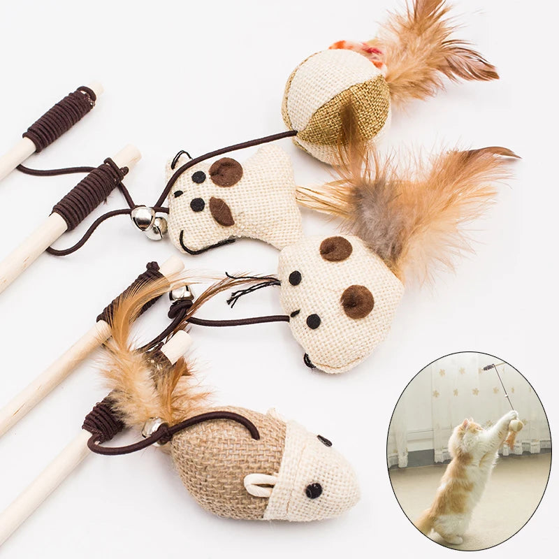 Animal Cat Wand Stick