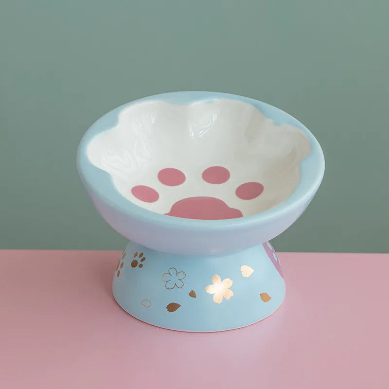 Paw Print Wide Bowl Elevated Tableware