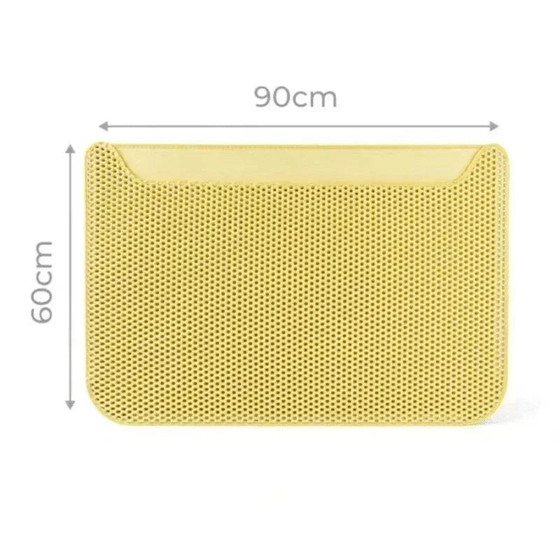 Cat Litter Box Mat Double Layer Non-slip