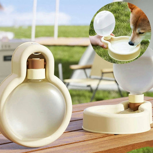 Portable Pet Water Bottle Bowl Dispenser