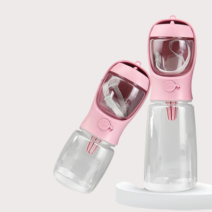 2 In 1 Portable Pet Water Bottle