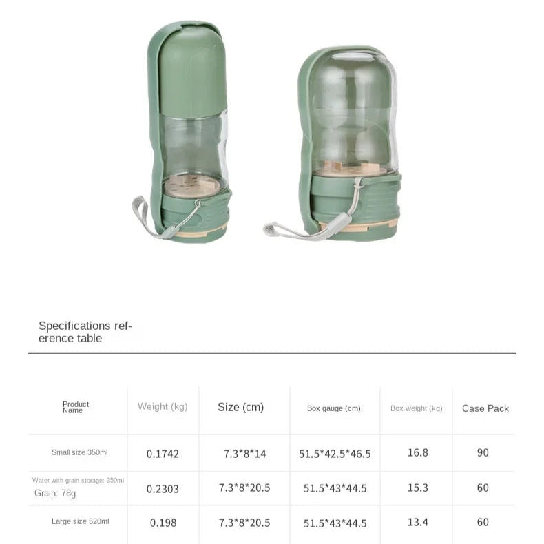 2 In 1 Portable Foldable Pet Water Dispenser