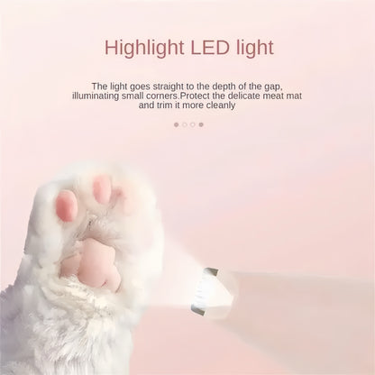 LED Light USB Rechargeable Electric Pet Hair Trimmer