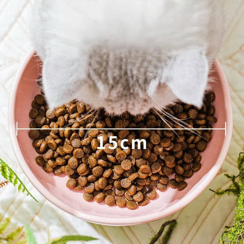 Flower Elevated Food Water Pet Tableware