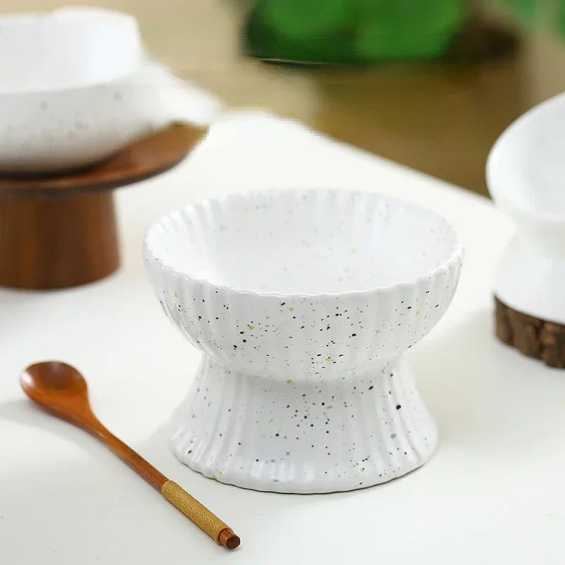 Porcelain Elevated Pet Tableware