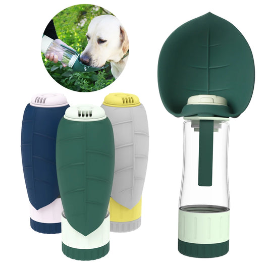 Large Portable Pet Water and Snack Dispenser