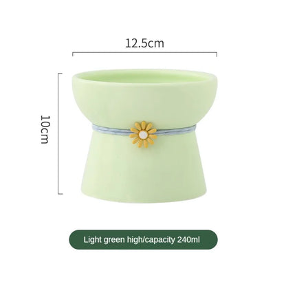 Daisy Tied Low/High Elevated Pet Tableware