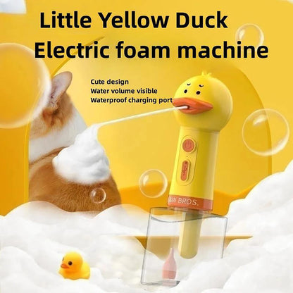 Little Yellow Duck Automatic Pet Shampoo Foam Dispenser