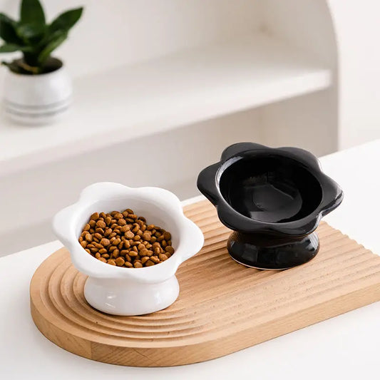 Flower Bowl Elevated Pet Tableware