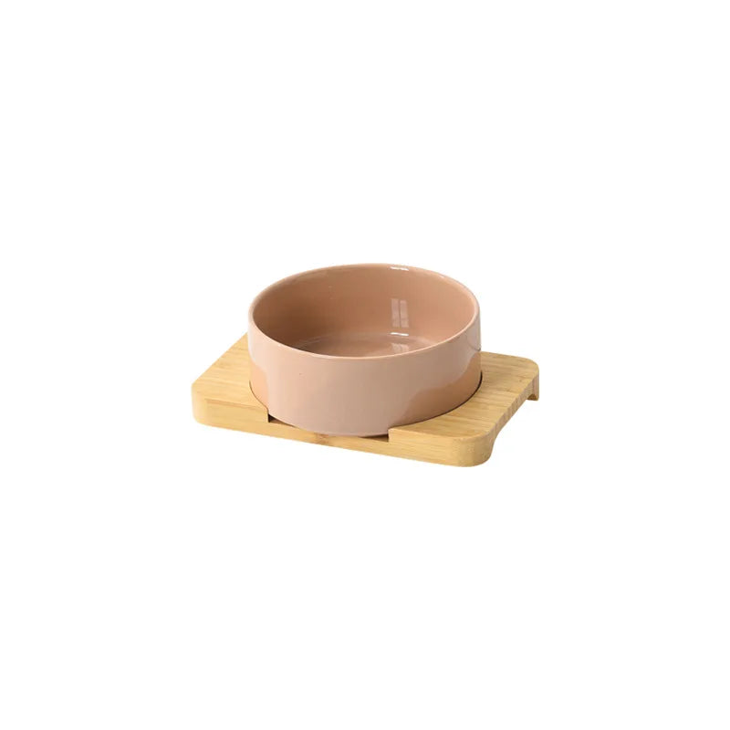 Multipurpose Bamboo Base Pet Tableware