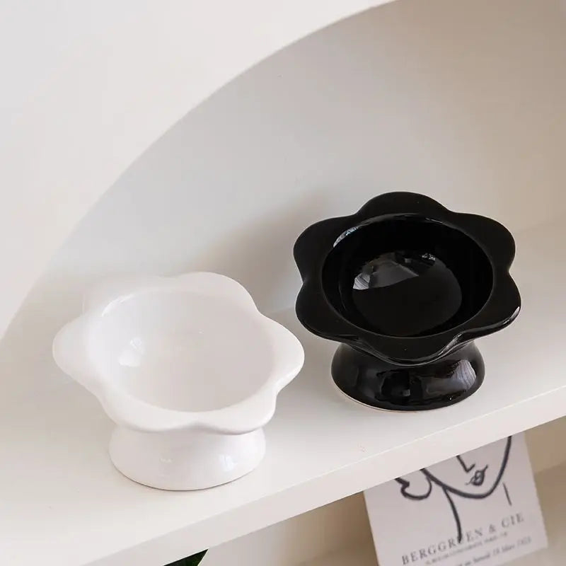 Flower Bowl Elevated Pet Tableware