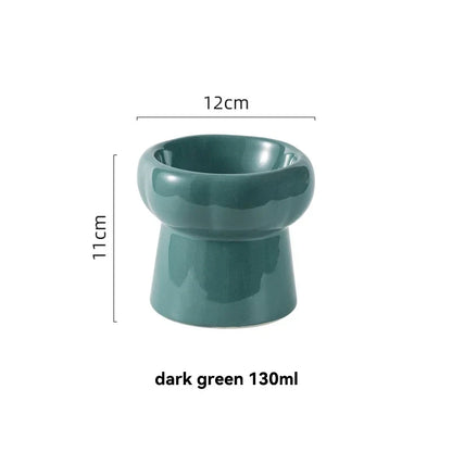 Low/High Raised Food Water Pet Tableware