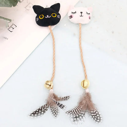 Animal Pet Toy With Catnip Feather Bell