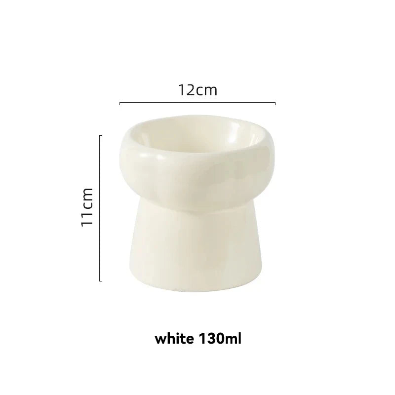 Low/High Raised Food Water Pet Tableware