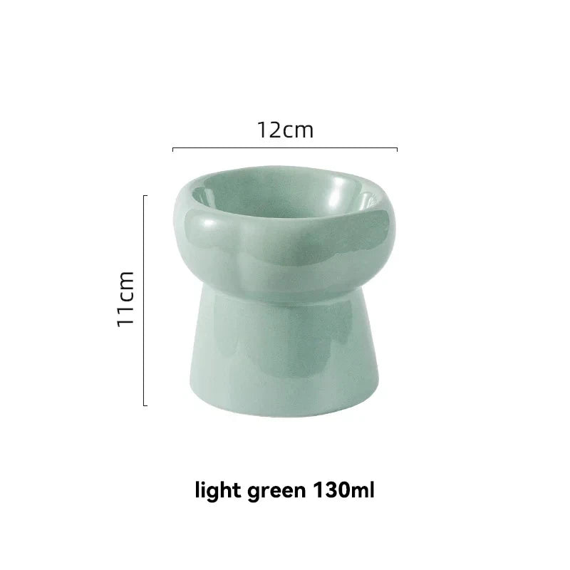 Low/High Raised Food Water Pet Tableware