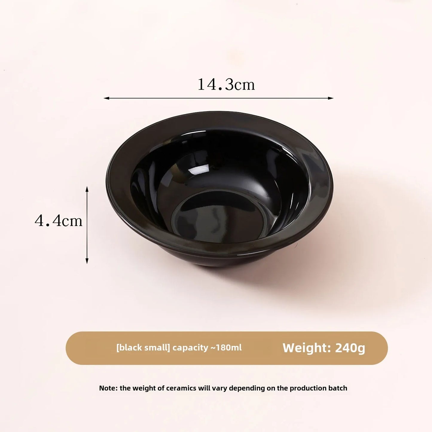 Round Edge Ceramic Pet Bowl