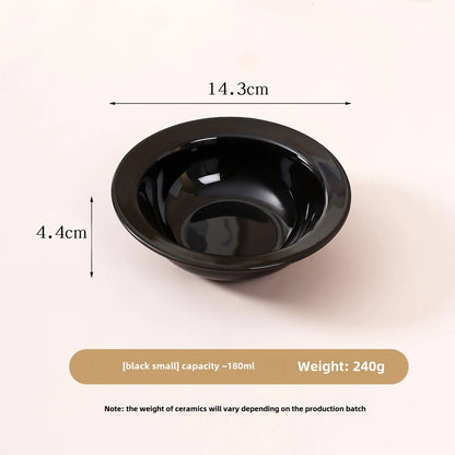 Round Edge Ceramic Pet Bowl