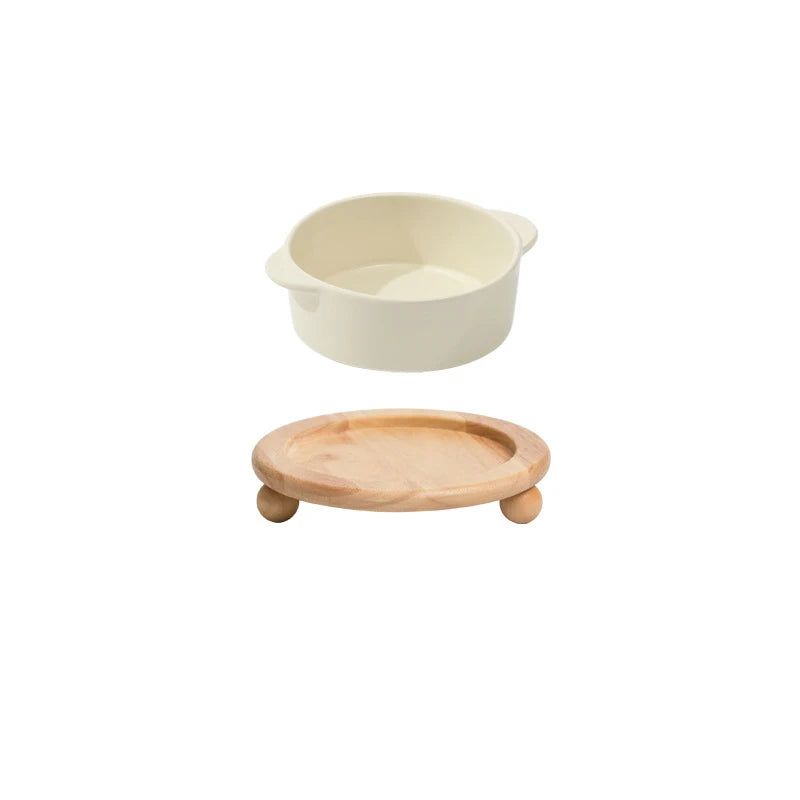 Single or Double Raised Pet Tableware