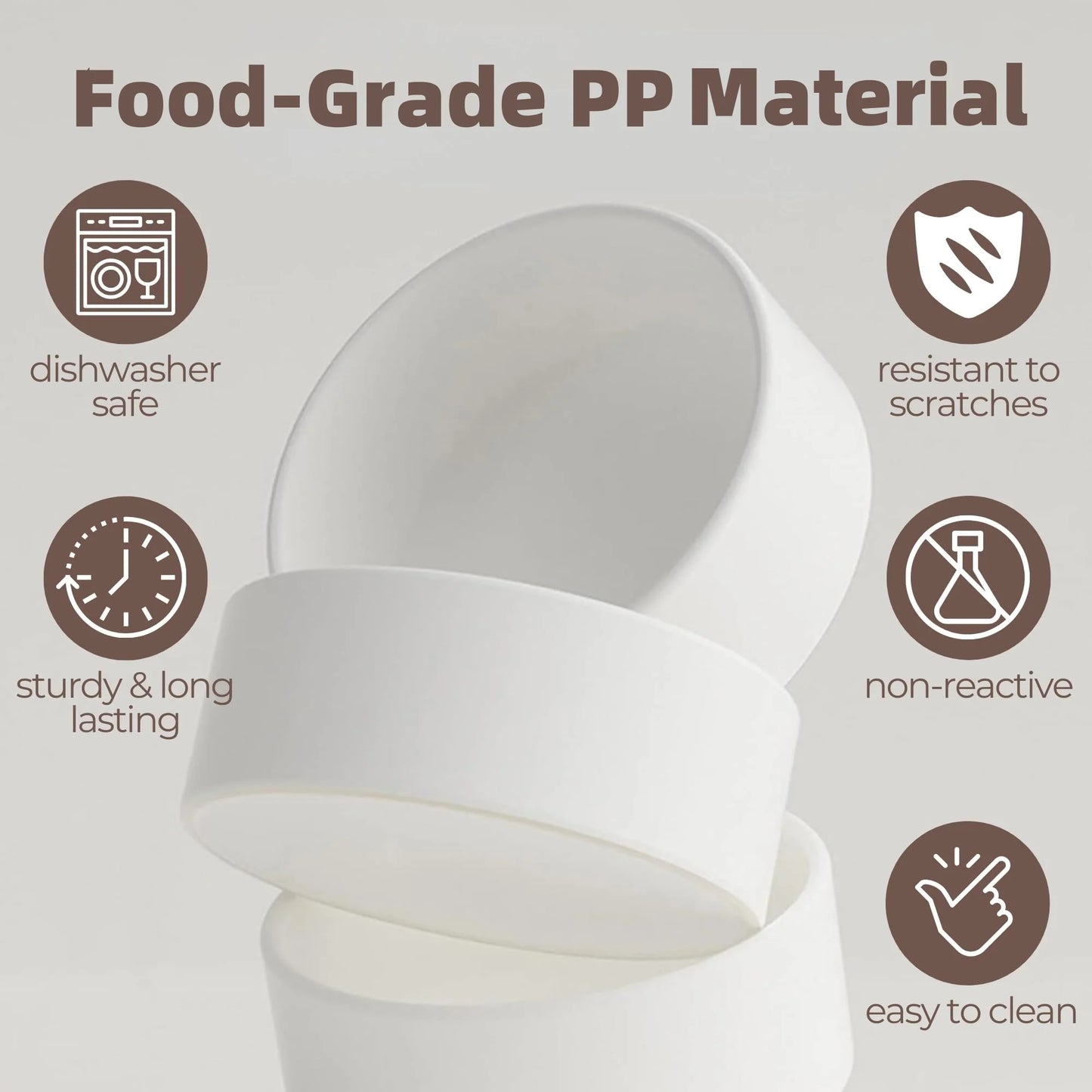 3 Adjustable Heights Minimalist Tableware