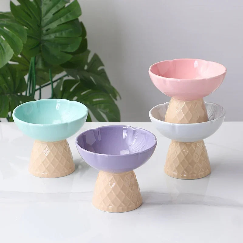 Ice Cream Elevated Pet Tableware