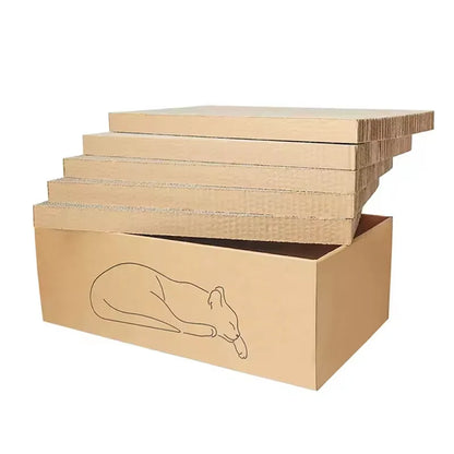 1 Box 5 Boards Cat Scratch Board Box