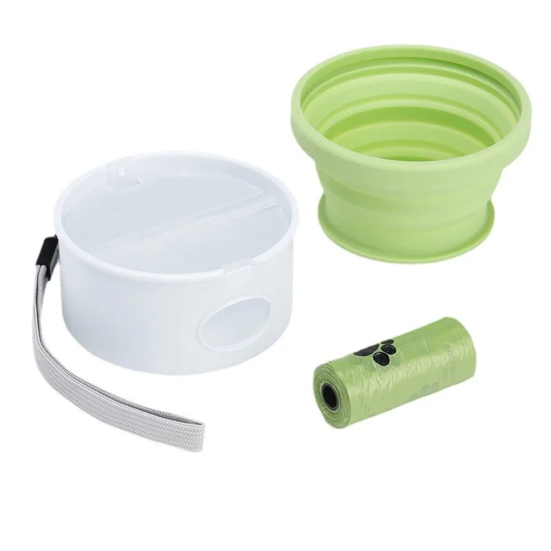 Combination Multipurpose Portable Outdoor Pet Bowl