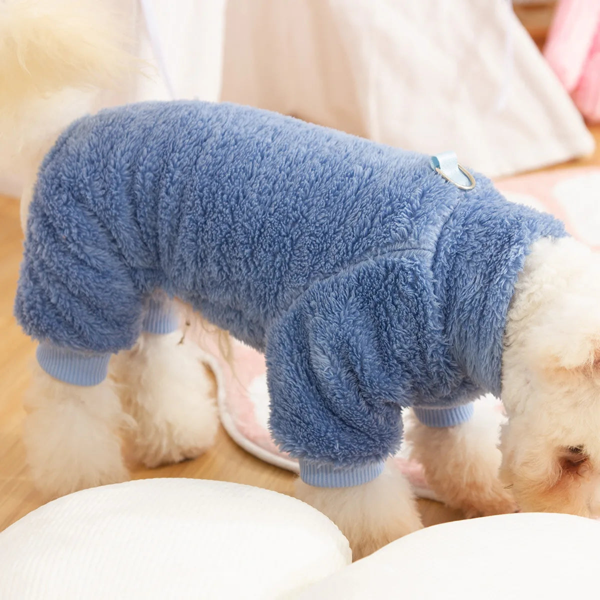 Soft Plush Warm Winter Pet Sweater Jumpsuit