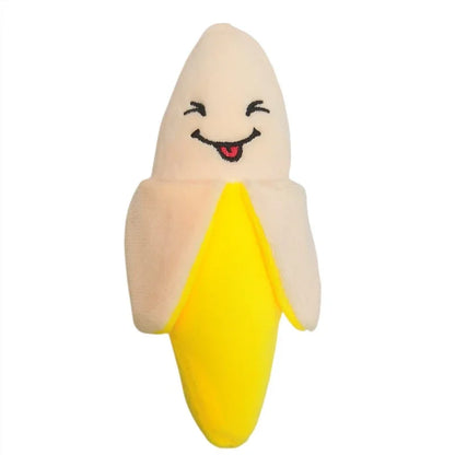 1PC Banana Plush Squeaky Dog Toy