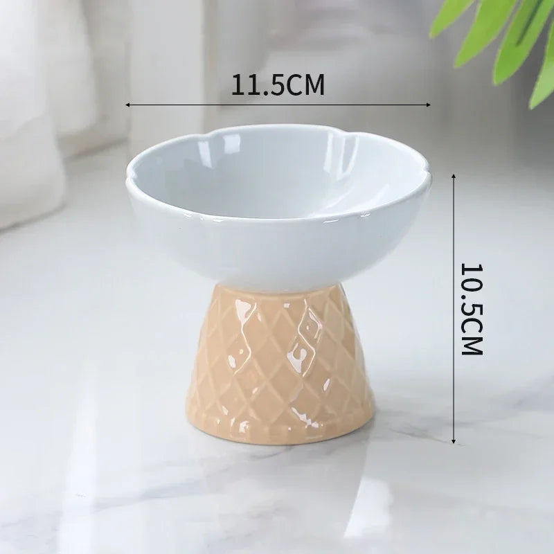 Ice Cream Elevated Pet Tableware