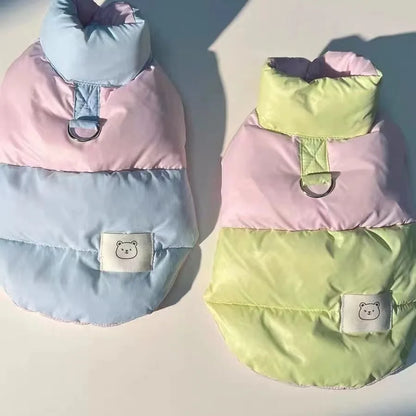 Warm Thick Pastel Winter Dog Coat