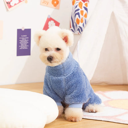 Soft Plush Warm Winter Pet Sweater Jumpsuit