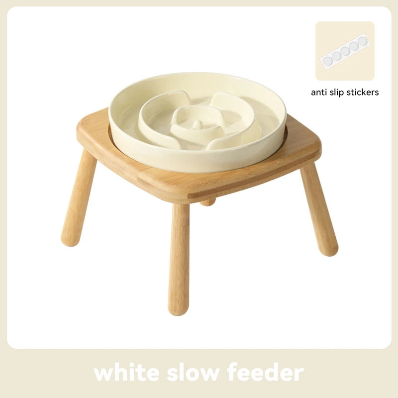 Slow Feed Elevated Squared Tableware