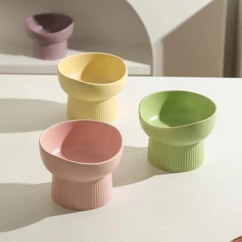 Nordic Matte Elevated Pet Tableware