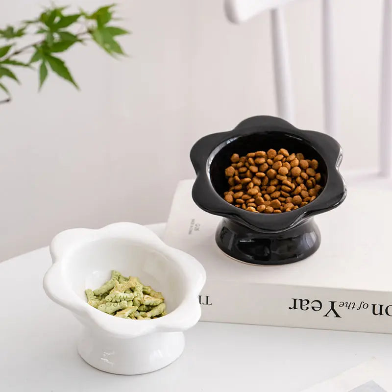 Flower Bowl Elevated Pet Tableware