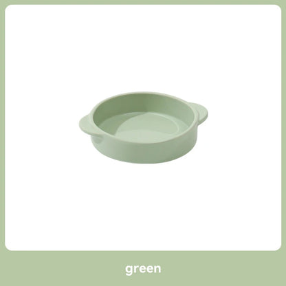 Bowl with Handle Raised Tableware