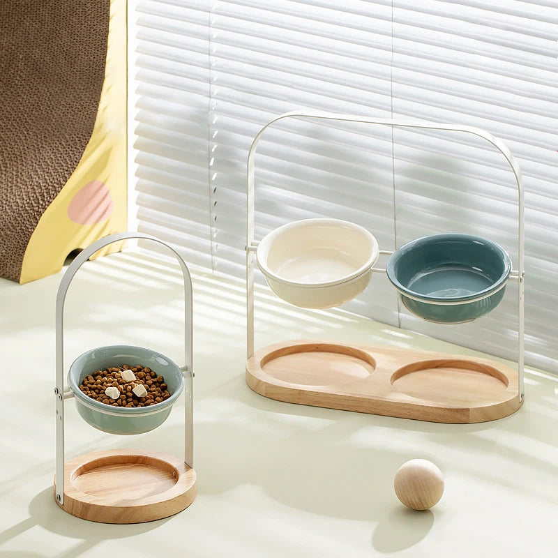 Wooden Adjustable Stand Tableware