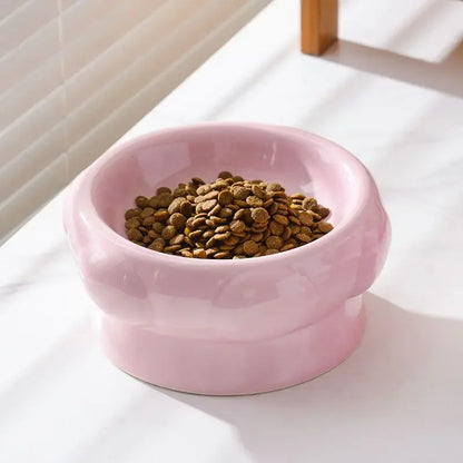 Textured Food Water Elevated Pet Tableware