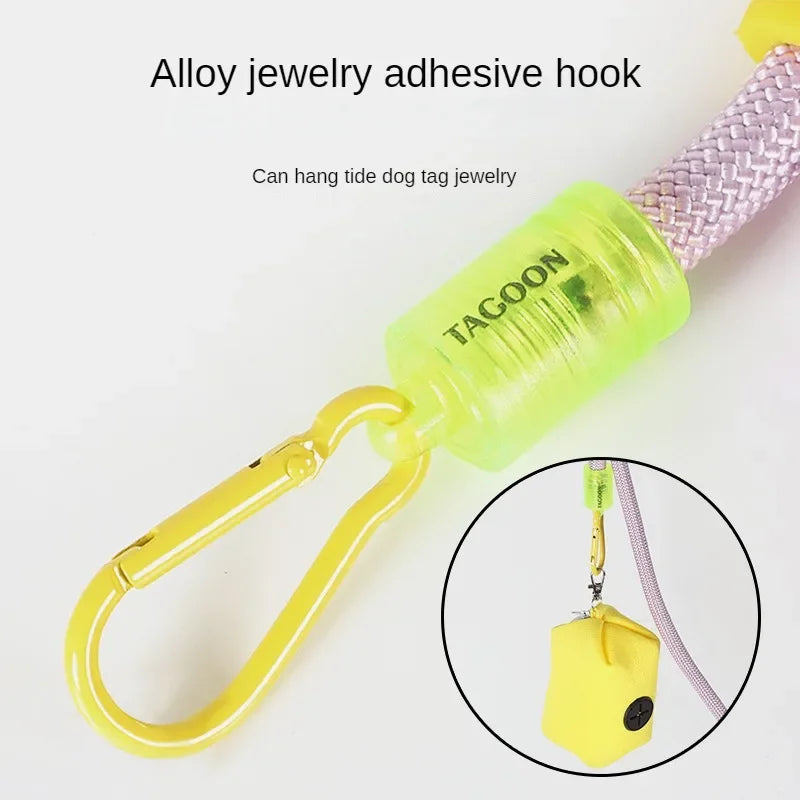 Multifunctional Hands-Free Cloud Foam Cotton Handle Dog Lead