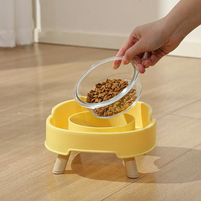 Leak Proof Elevated Pet Tableware