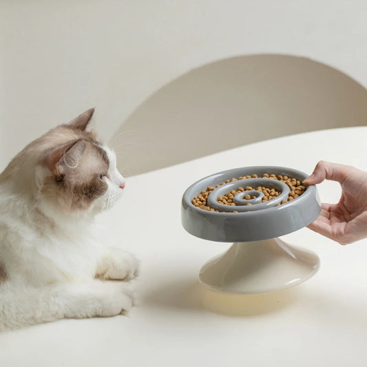 Elevated Slow Feed Pet Tableware