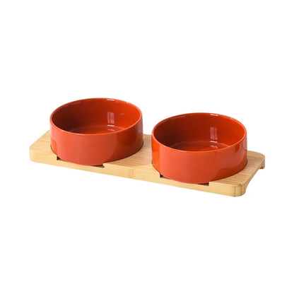 Multipurpose Bamboo Base Pet Tableware