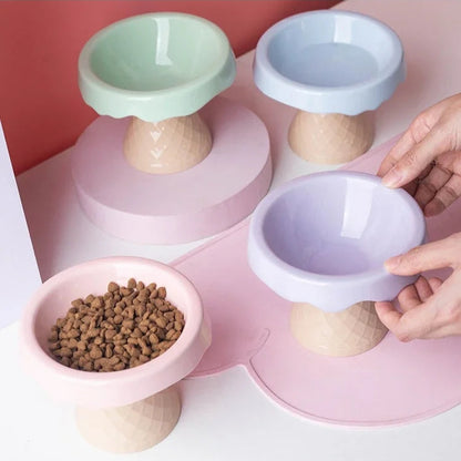 Ice Cream Raised Pet Tableware