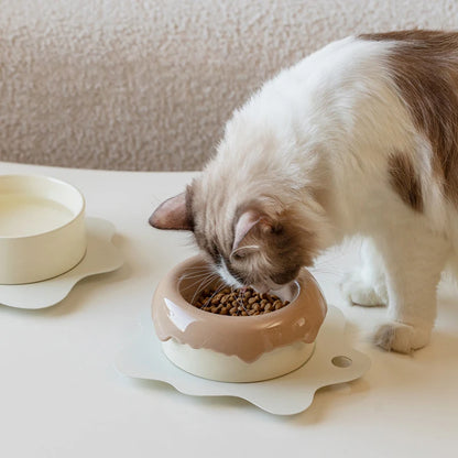 3 in 1 Cat Food Water Mat Tableware