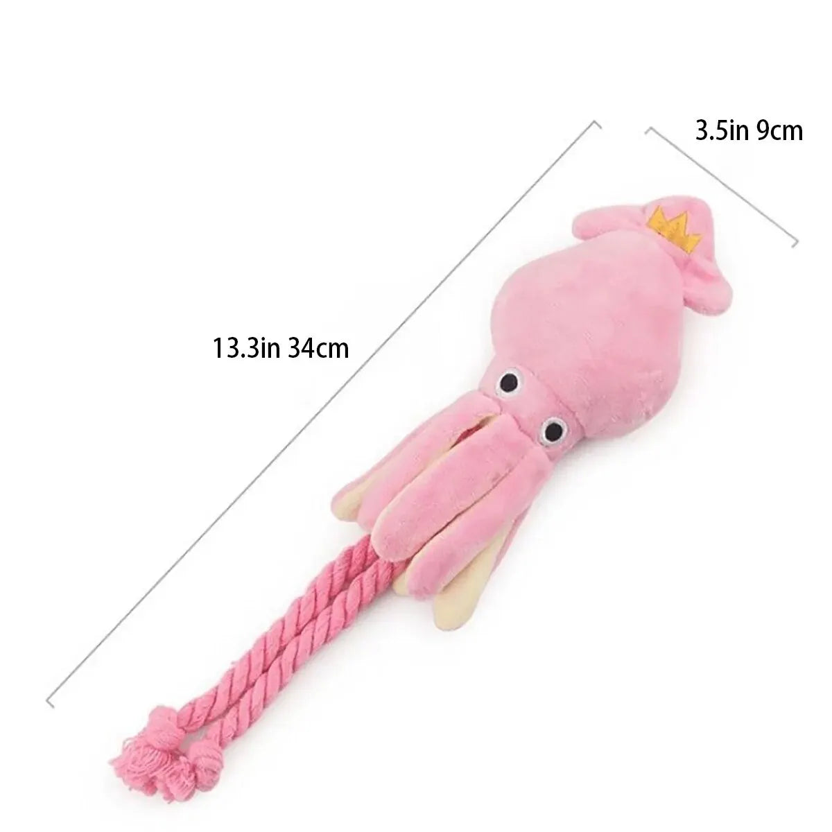 Interactive Octopus Plush Rope Pet Chew Toy