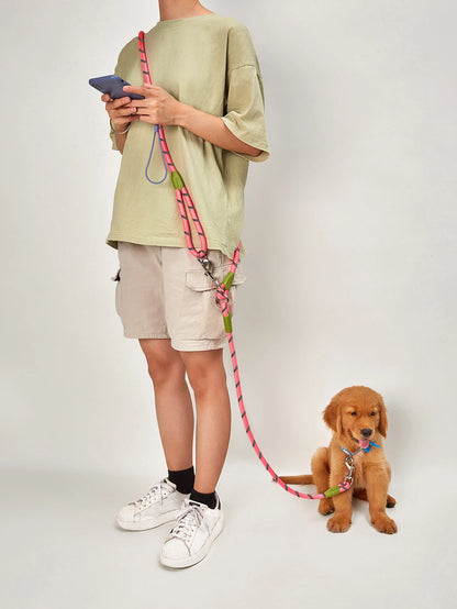 Reflective Hands-Free Multifunctional Dog Lead